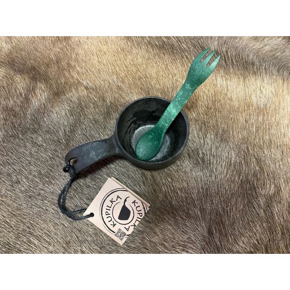 Ложка-вилка Kupilka 165 Junior, Conifer, Цвет: Conifer, изображение 2