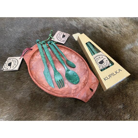 Набор столовых приборов Kupilka Cutlery Set Craft Box, Conifer, Цвет: Conifer, изображение 2