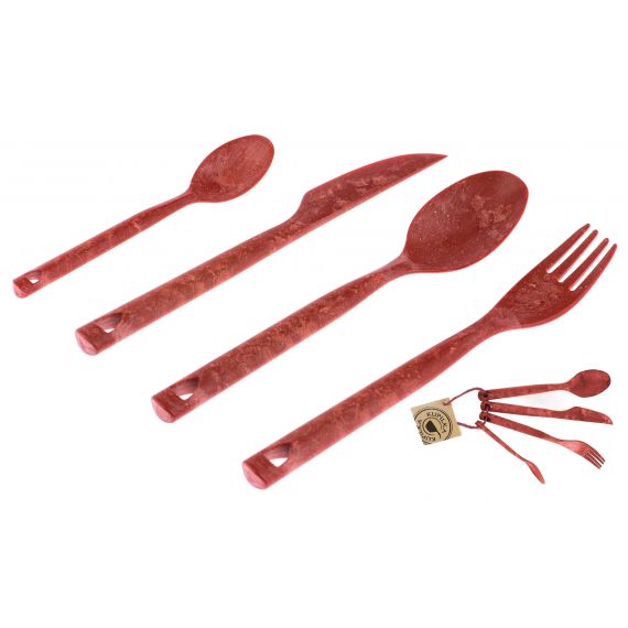 Набор столовых приборов Kupilka Cutlery Set, Cranberry, Цвет: Cranberry