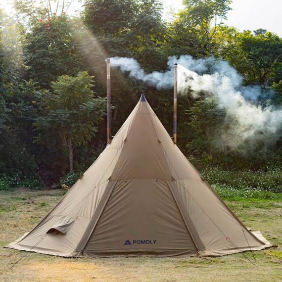 Палатка Pomoly Bromance 70 Tipi Wood Stove Tent, Sunset Yellow, Цвет: Sunset Yellow, изображение 16 - MyBiggame Палатка Pomoly Bromance 70 Tipi Wood Stove Tent, Sunset Yellow, Цвет: Sunset Yellow, изображение 16