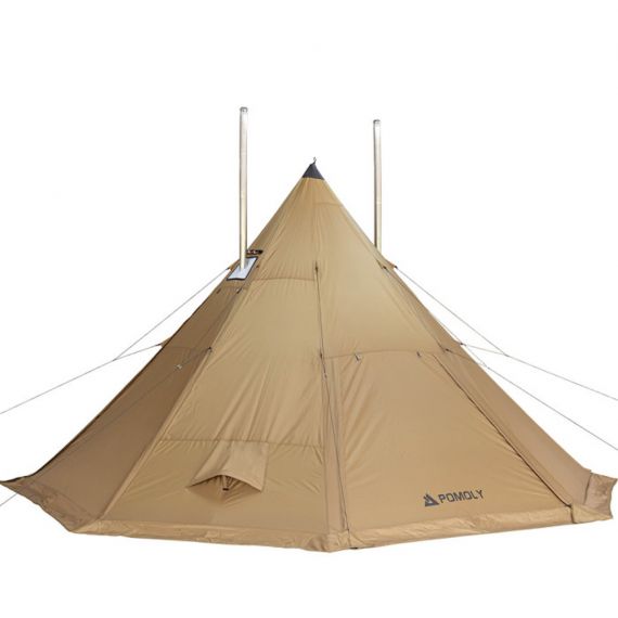 Палатка Pomoly Bromance 70 Tipi Wood Stove Tent, Sunset Yellow, Цвет: Sunset Yellow, изображение 3 - MyBiggame Палатка Pomoly Bromance 70 Tipi Wood Stove Tent, Sunset Yellow, Цвет: Sunset Yellow, изображение 3