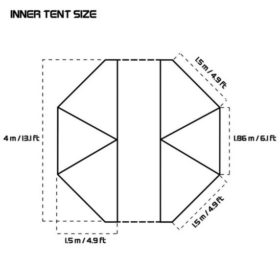 Палатка Pomoly Bromance 70 Tipi Wood Stove Tent, Sunset Yellow, Цвет: Sunset Yellow, изображение 7 - MyBiggame Палатка Pomoly Bromance 70 Tipi Wood Stove Tent, Sunset Yellow, Цвет: Sunset Yellow, изображение 7