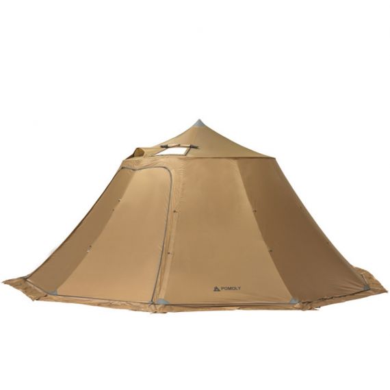 Палатка Pomoly Circle 6 Wood Stove Tent, Sunset Yellow, Цвет: Sunset Yellow, изображение 2 - MyBiggame Палатка Pomoly Circle 6 Wood Stove Tent, Sunset Yellow, Цвет: Sunset Yellow, изображение 2