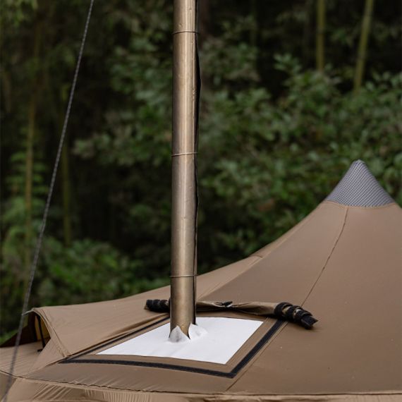 Палатка Pomoly Circle 6 Wood Stove Tent, Sunset Yellow, Цвет: Sunset Yellow, изображение 17 - MyBiggame Палатка Pomoly Circle 6 Wood Stove Tent, Sunset Yellow, Цвет: Sunset Yellow, изображение 17