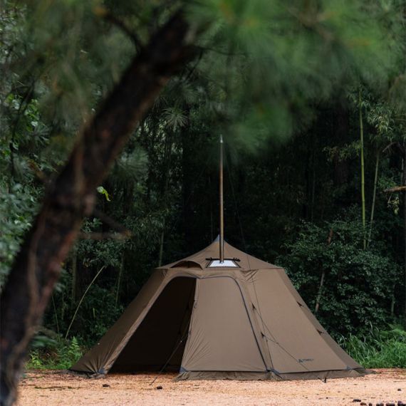 Палатка Pomoly Circle 6 Wood Stove Tent, Sunset Yellow, Цвет: Sunset Yellow, изображение 10 - MyBiggame Палатка Pomoly Circle 6 Wood Stove Tent, Sunset Yellow, Цвет: Sunset Yellow, изображение 10