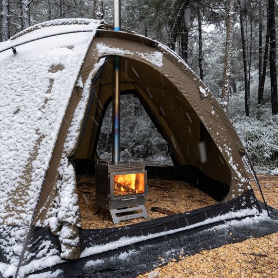 Палатка Pomoly Dome X4 2.0 Wood Stove Tent, Sunset Yellow, Цвет: Sunset Yellow, изображение 38 - MyBiggame Палатка Pomoly Dome X4 2.0 Wood Stove Tent, Sunset Yellow, Цвет: Sunset Yellow, изображение 38