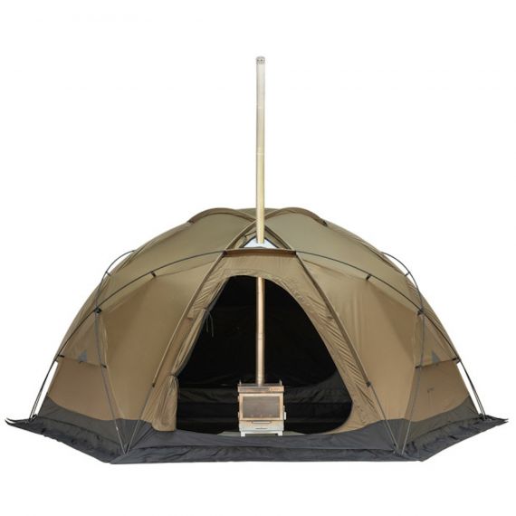 Палатка Pomoly Dome X4 2.0 Wood Stove Tent, Sunset Yellow, Цвет: Sunset Yellow, изображение 3 - MyBiggame Палатка Pomoly Dome X4 2.0 Wood Stove Tent, Sunset Yellow, Цвет: Sunset Yellow, изображение 3