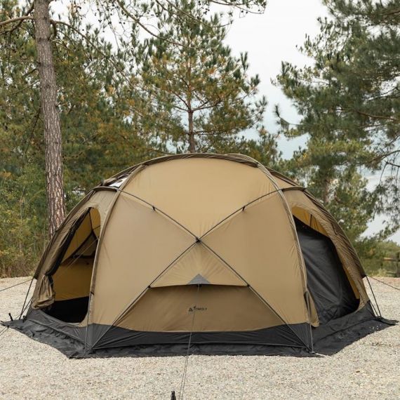 Палатка Pomoly Dome X4 2.0 Wood Stove Tent, Sunset Yellow, Цвет: Sunset Yellow, изображение 13 - MyBiggame Палатка Pomoly Dome X4 2.0 Wood Stove Tent, Sunset Yellow, Цвет: Sunset Yellow, изображение 13
