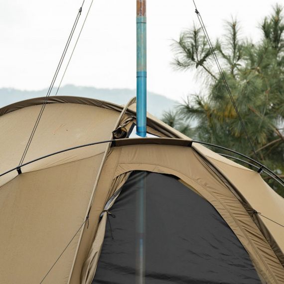 Палатка Pomoly Dome X4 2.0 Wood Stove Tent, Sunset Yellow, Цвет: Sunset Yellow, изображение 9 - MyBiggame Палатка Pomoly Dome X4 2.0 Wood Stove Tent, Sunset Yellow, Цвет: Sunset Yellow, изображение 9