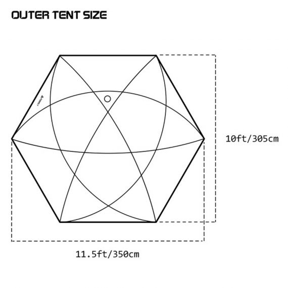 Палатка Pomoly Dome X4 2.0 Wood Stove Tent, Sunset Yellow, Цвет: Sunset Yellow, изображение 5 - MyBiggame Палатка Pomoly Dome X4 2.0 Wood Stove Tent, Sunset Yellow, Цвет: Sunset Yellow, изображение 5