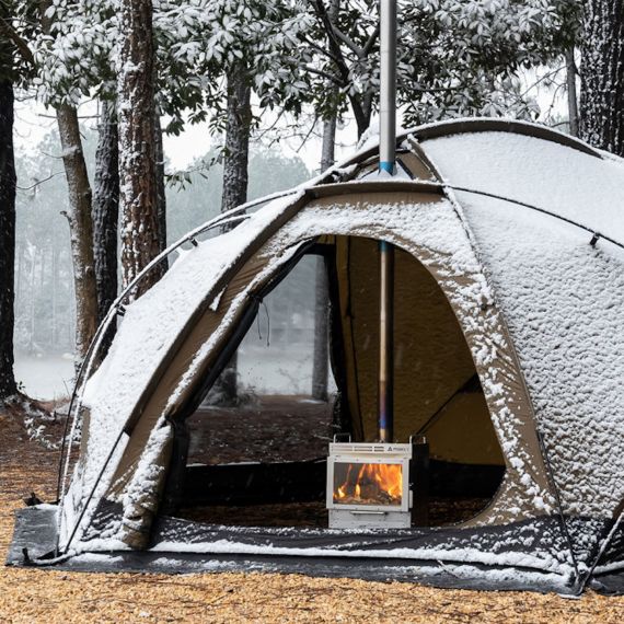 Палатка Pomoly Dome X4 2.0 Wood Stove Tent, Sunset Yellow, Цвет: Sunset Yellow, изображение 28 - MyBiggame Палатка Pomoly Dome X4 2.0 Wood Stove Tent, Sunset Yellow, Цвет: Sunset Yellow, изображение 28