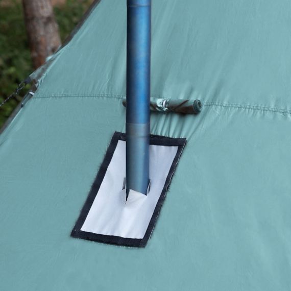 Палатка Pomoly Hussar Plus 2.0 Тipi Wood Stove Tent, Green, Цвет: Green, изображение 4