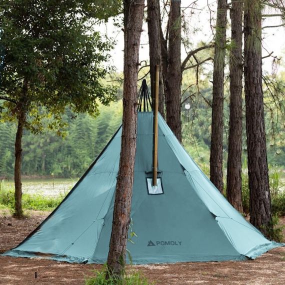 Палатка Pomoly Hussar Plus 2.0 Тipi Wood Stove Tent, Green, Цвет: Green, изображение 5