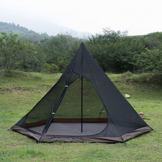 Палатка Pomoly Manta Тipi Wood Stove Tent, Green, Цвет: Green, изображение 17 - MyBiggame Палатка Pomoly Manta Тipi Wood Stove Tent, Green, Цвет: Green, изображение 17