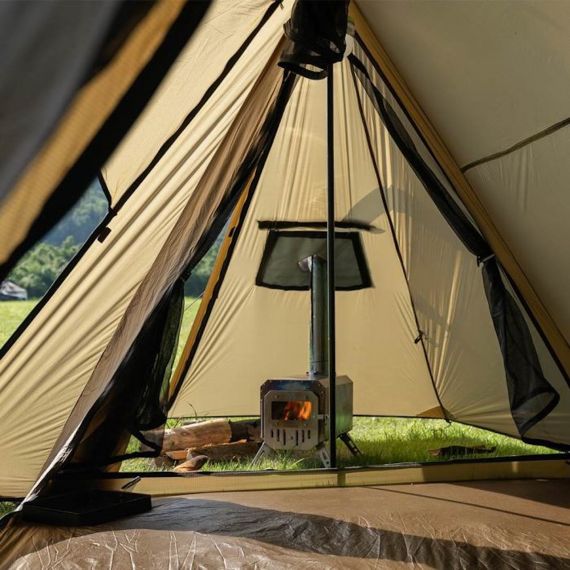 Палатка Pomoly STOVEHUT 20 Ultralight Shelter Hot Tent, Deep Taupe, Цвет: Deep Taupe, изображение 17