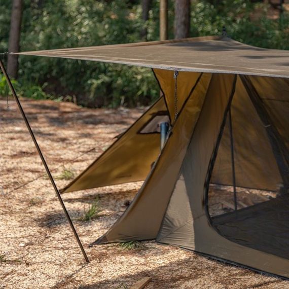 Палатка Pomoly STOVEHUT 20 Ultralight Shelter Hot Tent, Deep Taupe, Цвет: Deep Taupe, изображение 16