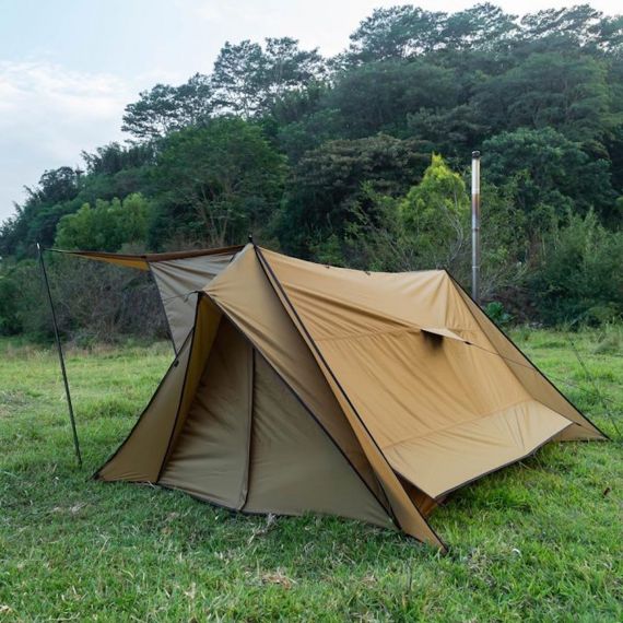 Палатка Pomoly STOVEHUT 70 Shelter Hot Tent 3.0, Sunset Yellow, Цвет: Sunset Yellow, изображение 10