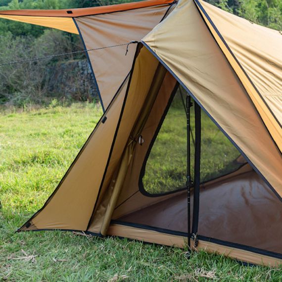 Палатка Pomoly STOVEHUT 70 Shelter Hot Tent 3.0, Sunset Yellow, Цвет: Sunset Yellow, изображение 12
