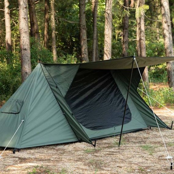 Палатка Pomoly STOVEHUT TC Chimney Shelter Tent, Army Green, Цвет: Army Green, изображение 13