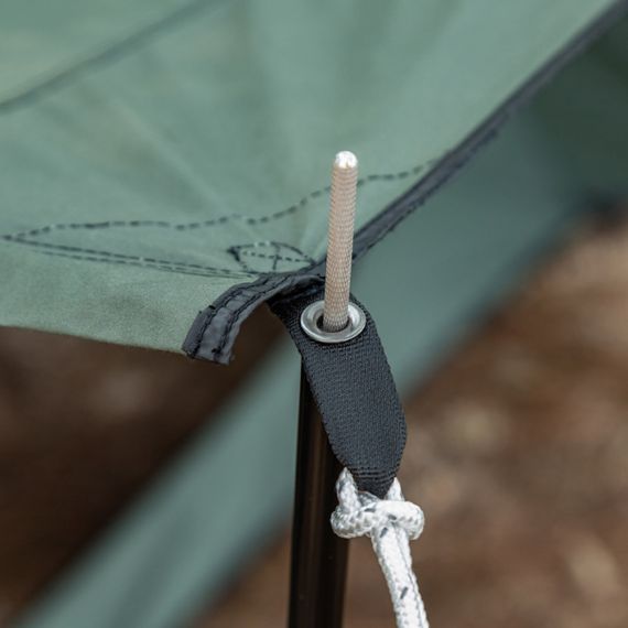 Палатка Pomoly STOVEHUT TC Chimney Shelter Tent, Army Green, Цвет: Army Green, изображение 21