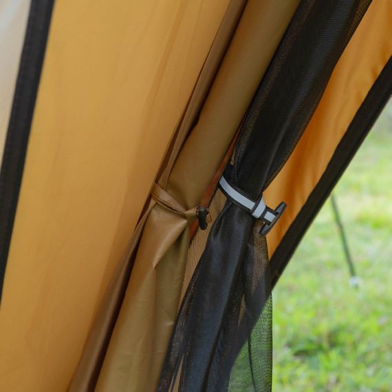 Палатка Pomoly STOVEHUT 70 Shelter Hot Tent 3.0, Sunset Yellow, Цвет: Sunset Yellow, изображение 31