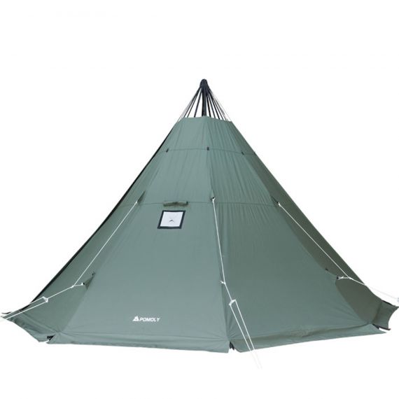 Палатка Pomoly Yarn Octa Canvas Тipi Wood Stove Tent, Army Green, Цвет: Army Green, изображение 6