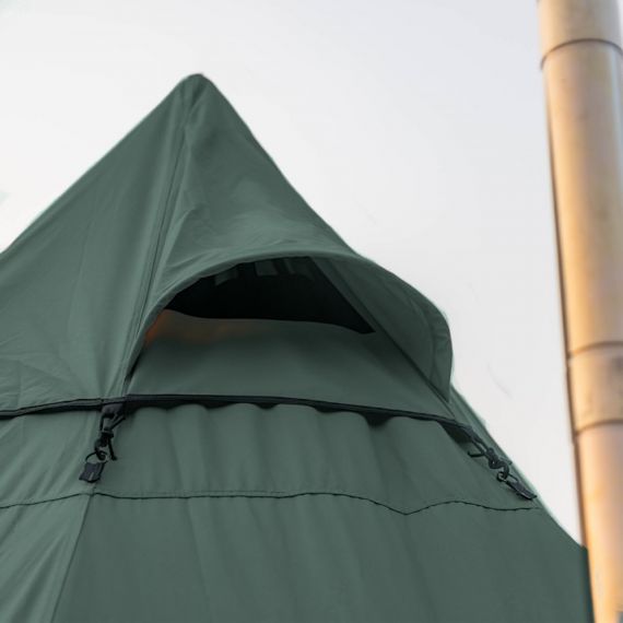 Палатка Pomoly Yarn Octa Canvas Тipi Wood Stove Tent, Army Green, Цвет: Army Green, изображение 12
