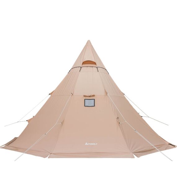 Палатка Pomoly Yarn Octa Canvas Тipi Wood Stove Tent, Khaki, Цвет: Khaki