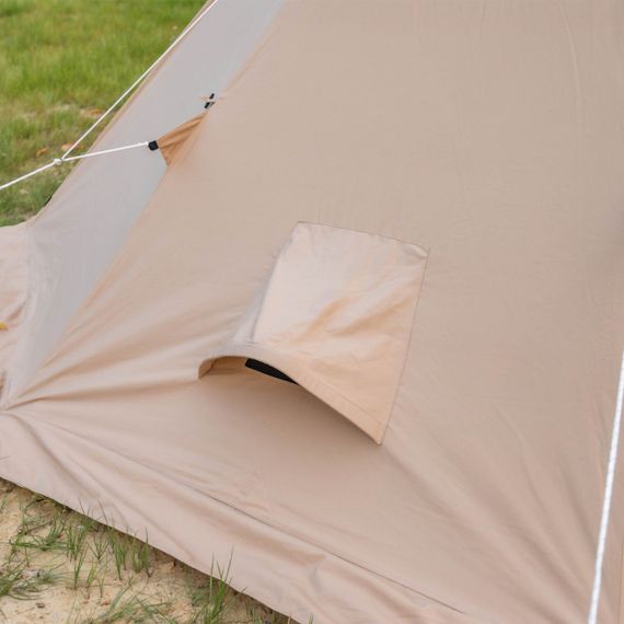 Палатка Pomoly Yarn Octa Canvas Тipi Wood Stove Tent, Khaki, Цвет: Khaki, изображение 17