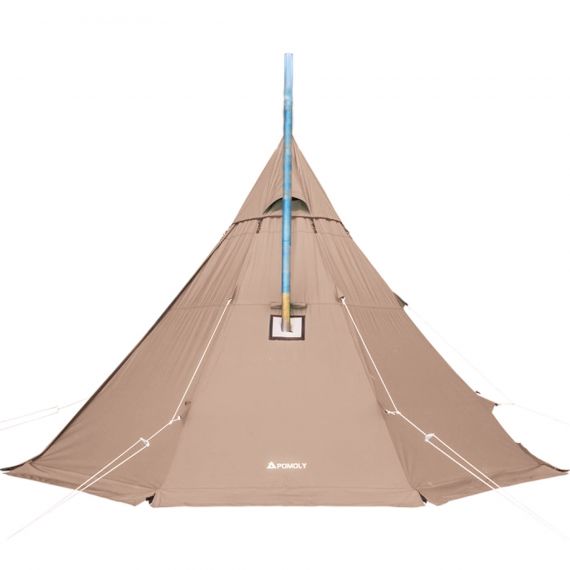 Палатка Pomoly Yarn Octa Canvas Тipi Wood Stove Tent, Khaki, Цвет: Khaki, изображение 3