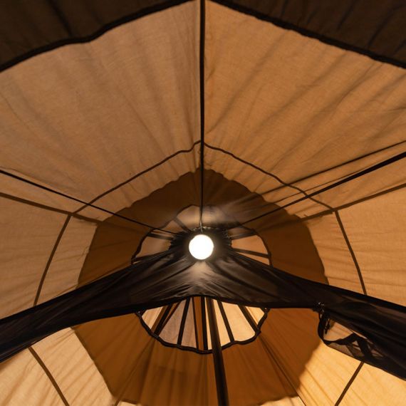 Палатка Pomoly Yarn Octa Canvas Тipi Wood Stove Tent, Khaki, Цвет: Khaki, изображение 14