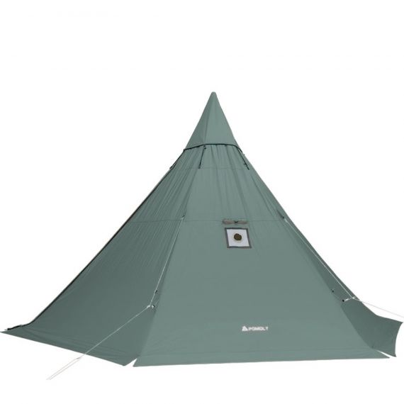 Палатка Pomoly Yarn Plus Canvas Тipi Wood Stove Tent, Army Green, Цвет: Army Green, изображение 2