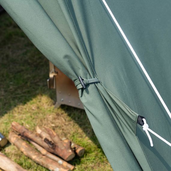 Палатка Pomoly Yarn Plus Canvas Тipi Wood Stove Tent, Army Green, Цвет: Army Green, изображение 16