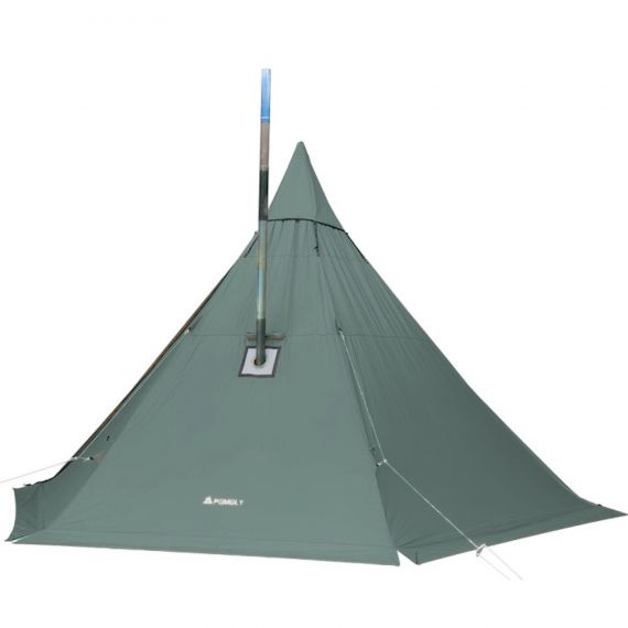 Палатка Pomoly Yarn Plus Canvas Тipi Wood Stove Tent, Army Green, Цвет: Army Green, изображение 4