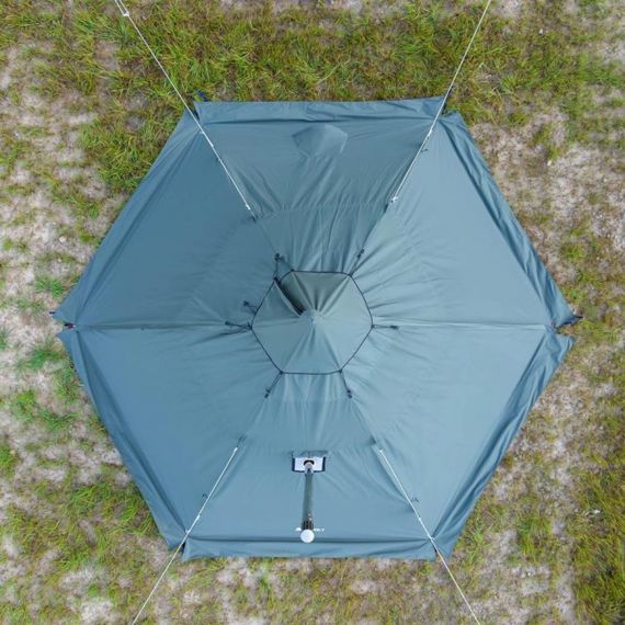 Палатка Pomoly Yarn Plus Canvas Тipi Wood Stove Tent, Army Green, Цвет: Army Green, изображение 8