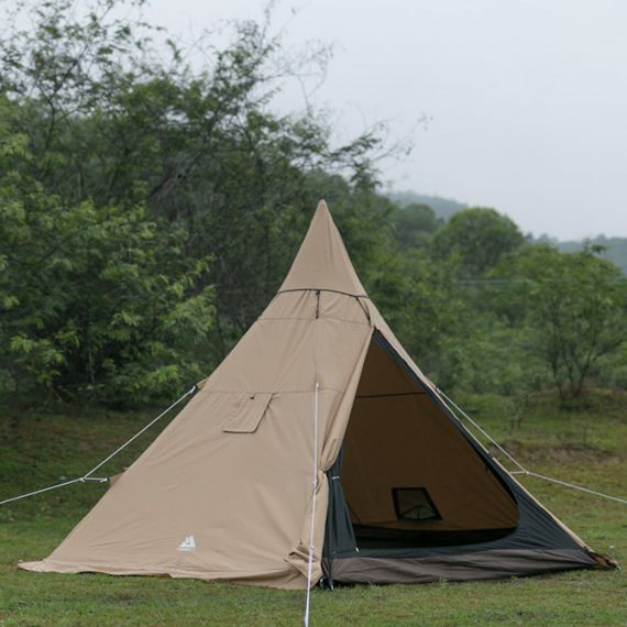 Палатка Pomoly Yarn Plus Canvas Тipi Wood Stove Tent, Khaki, Цвет: Khaki, изображение 15 - MyBiggame Палатка Pomoly Yarn Plus Canvas Тipi Wood Stove Tent, Khaki, Цвет: Khaki, изображение 15
