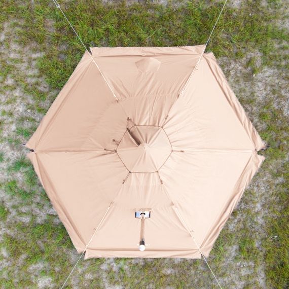 Палатка Pomoly Yarn Plus Canvas Тipi Wood Stove Tent, Khaki, Цвет: Khaki, изображение 8 - MyBiggame Палатка Pomoly Yarn Plus Canvas Тipi Wood Stove Tent, Khaki, Цвет: Khaki, изображение 8