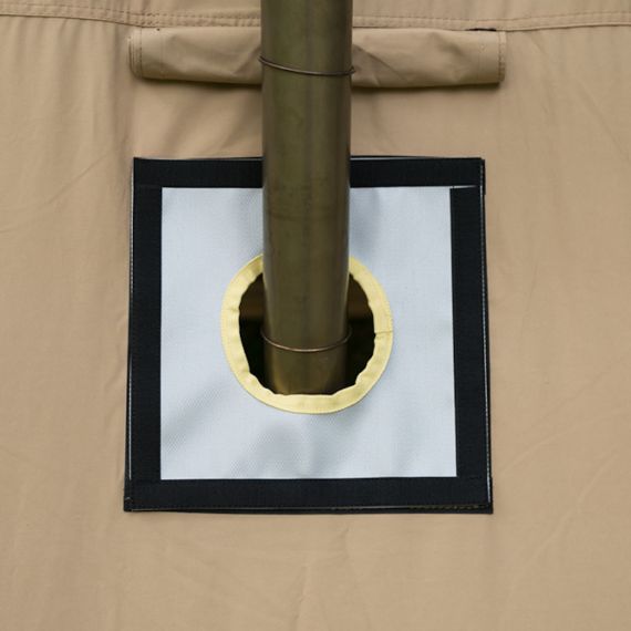 Палатка Pomoly Yarn Plus Canvas Тipi Wood Stove Tent, Khaki, Цвет: Khaki, изображение 11 - MyBiggame Палатка Pomoly Yarn Plus Canvas Тipi Wood Stove Tent, Khaki, Цвет: Khaki, изображение 11