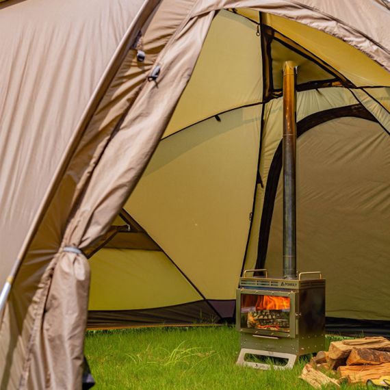 Печь-камин титановая Pomoly Dweller-Ti Wood Stove Titanium Outdoor Fireplace, изображение 29