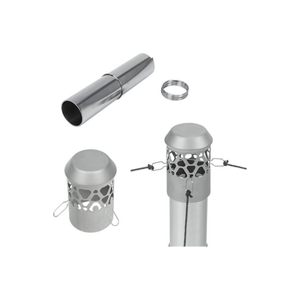 Печь-камин титановая Pomoly Dweller-Ti Wood Stove Titanium Outdoor Fireplace, изображение 21