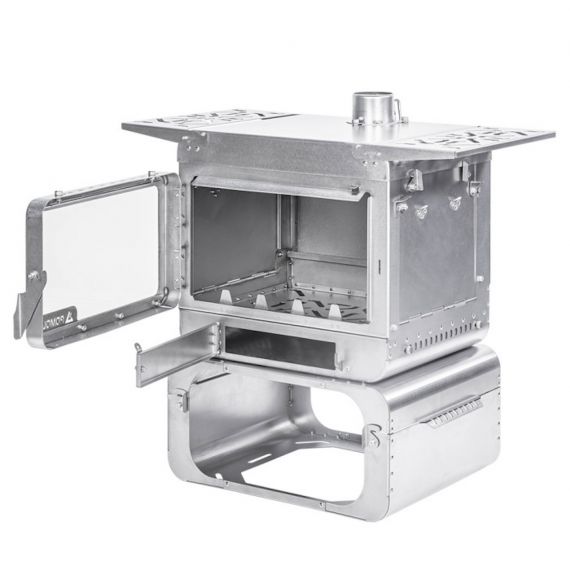 Печь-камин титановая Pomoly Lumberjack Max Titanium Wood Stove, изображение 3