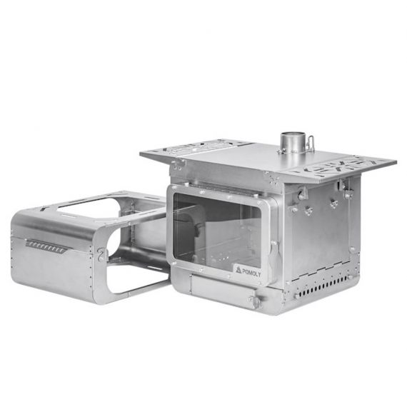 Печь-камин титановая Pomoly Lumberjack Max Titanium Wood Stove, изображение 12