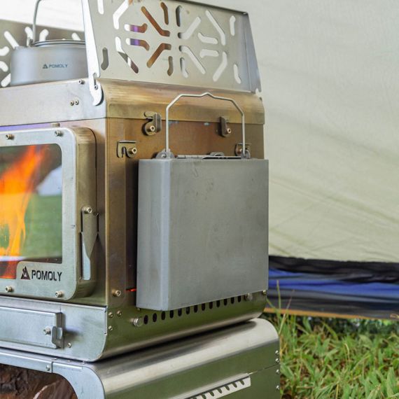 Печь-камин титановая Pomoly Lumberjack Max Titanium Wood Stove, изображение 35