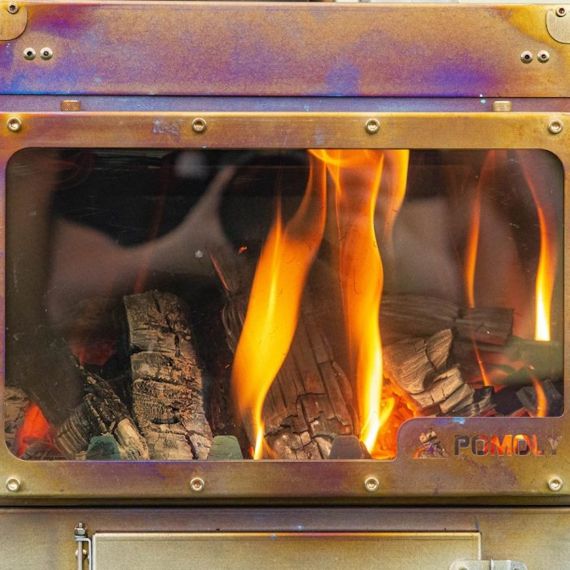 Печь-камин титановая Pomoly Lumberjack Max Titanium Wood Stove, изображение 44