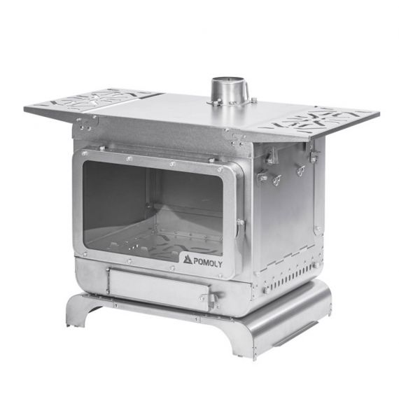 Печь-камин титановая Pomoly Lumberjack Max Titanium Wood Stove, изображение 10