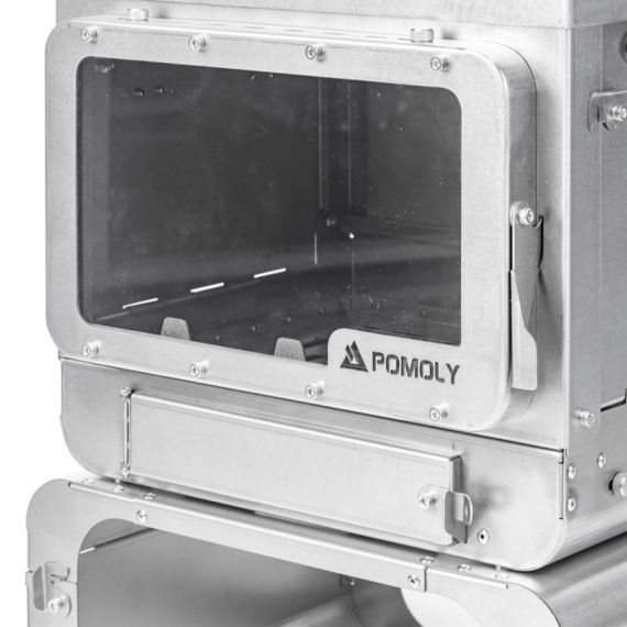 Печь-камин титановая Pomoly Lumberjack Titanium Wood Stove, изображение 16