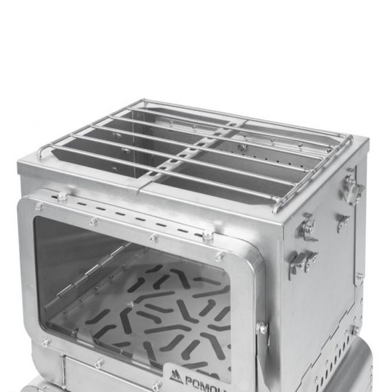 Печь-камин титановая Pomoly Lumberjack Titanium Wood Stove, изображение 24