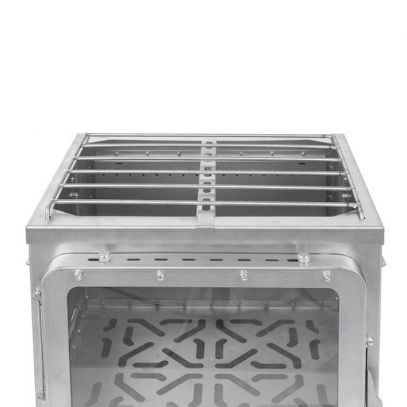 Печь-камин титановая Pomoly Lumberjack Titanium Wood Stove, изображение 25