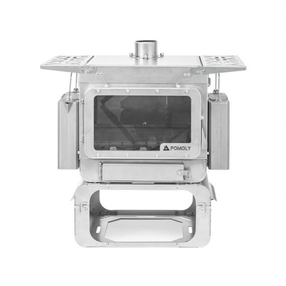 Печь-камин титановая Pomoly Lumberjack Titanium Wood Stove, изображение 12