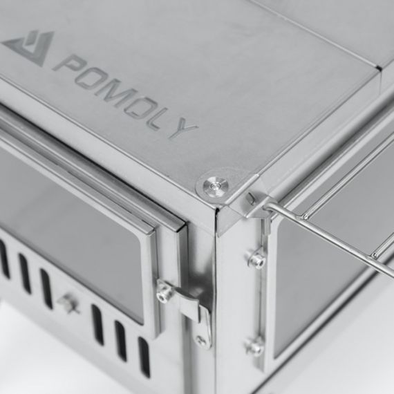 Печь-камин титановая Pomoly Timber 3 Titanium Tent Stove, изображение 8